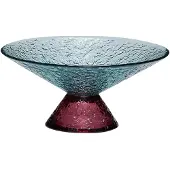 Hubsch - Bonbon Glass Bowl - Blue/Red - Medium ø15xh7cm