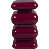 Dutchbone Bijzettafel Stubby Stool Red