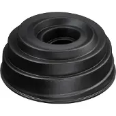 Kaiser Bundt bakvorm TWISTER 25 cm, grijs, metaal, Kaiser