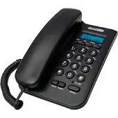 Maxcom KXT100, Koptelefoon met kabel, Luidsprekerfunctie, Zwart