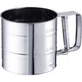 Westmark Meelzeef en poedersuikerstrooier, met handvat, roestvrij staal, zilver, 32152270