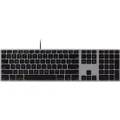 Matias Bedraad USB-C Toetsenbord Qwerty Grijs