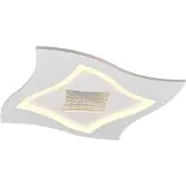 TRIO Moderne plafondlamp Klint wit 50cm
