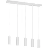 TRIO SOKA - Hanglamp - Wit mat - excl. 5x GU10 5 W - Plafondbevestiging - In hoogte verstelbaar