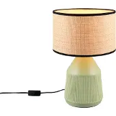TRIO Tafellamp Formentera Ø 28cm groen
