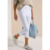 Cecil Dames Basis legging - Wit - XL