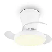 TRIO Plafondventilator met LED lamp | Moss | Ø 41 cm | 2700-6500K | Inklapbare bladen | Wit | 13W | Lighting