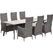 Garden Impressions Nice tuinset 7-delig - Penedo tuintafel 230x100 cm