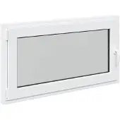 vidaXL Kelderraam RISOR 110 x 50 cm PVC en Glas Wit