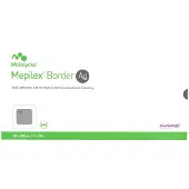 Mepilex Border Ag Schuimverband 10 x 20 cm | 5 stuks
