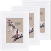 Songmics Fotolijst 3 stuks met passe-partout