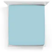 Bella Donna Hoeslaken Jersey Lits-jumeaux XL licht turquoise - 0518 200/220-200/240