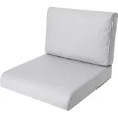 Hobbygarden Tuinkussen Nel Grijs 50x50cm - Geschikt voor oa Wicker tuins-set & Stoelen - Waterafstotend - Uv Bestendig