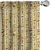 Abakuhaus – Gordijnen 2-delige set B75xH225 – microvezel, veelkleurig