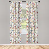 Abakuhaus Bloemen Voorhang – 2-delige Set 75x175 cm – Multikleur