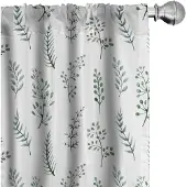 Abakuhaus natuur gordijnen – 2x75x225 cm – microvezel, halfverduisterend