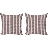 Abakuhaus Kussenhoes – 2x50x50 cm – Dubbelzijdig – Warme Taupe