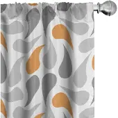 Abakuhaus Geometrische gordijnen – 2x75x175 cm – microvezel