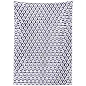 Abakuhaus Tafelkleed – Delfts Blauw Ontwerp – Indigo/Wit – 140x170 cm