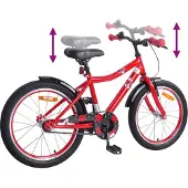 vidaXL Kinderfiets 18 Inch voor 5-7 jaar oud Rood