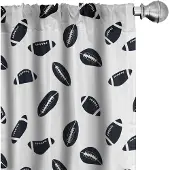 Abakuhaus Gordijnen – Amerikaans voetbal – 2x75x225 cm – Microvezel