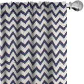 Abakuhaus Zig Zag Gordijnen – Geometrisch Retro – 2x75x245 cm