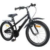 vidaXL Kinderfiets 18 Inch voor 5-7 jaar oud Zwart