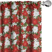 Abakuhaus Holly Mistletoe Gordijnen – 2-delige set 75x225 cm – Microvezel