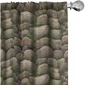 Abakuhaus Gordijnen – 2x75x225 cm – Microvezel – Donker Taupe