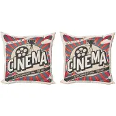 Abakuhaus Jaargang kussenhoes – 2x60x60 cm – Dubbelzijdig bedrukt – rits