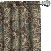 Abakuhaus – Paisley Panelen – 2-delig set – 150x175 cm – sandbruin