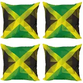 Abakuhaus – Kussenhoes Set 60x60 cm – Driehoekige Vlagprint