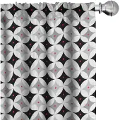 Abakuhaus – Mid-eeuwse Voorhangen – 2×75×245 cm – Microvezel – Halfverduisterend – Lichtgrijs