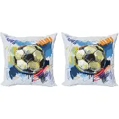 Abakuhaus – Dekokussen 60x60 cm – 2-pack – Dubbelzijdig bedrukt – Grijs Blauw