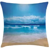 Abakuhaus Kussenhoes – Strand kussenhoes 45x45 cm – Veelkleurig, Wasbaar