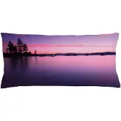 Abakuhaus Nautische Kussenhoes – Lila, 90x40 cm – Dubbelzijdig bedrukt