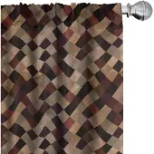 Abakuhaus Grunge Gordijnen – 2x75x175 cm – microvezel – veelkleurig