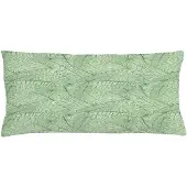 Abakuhaus Kussenhoes Dubbelzijdig Bedrukt – Naturel Groen 90x40 cm