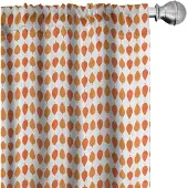 Abakuhaus – Gordijnen 2-delige set – Microvezel – Halfdonker – Goudgeel