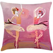 Abakuhaus Balletkussenhoes – Beidzijdig bedrukt – 40x40 cm