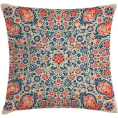 Abakuhaus Paisley Kussenhoes – 60x60 cm – Gesponnen Polyester – Nachtblauw
