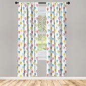 Abakuhaus Raamgordijnen – 2-delige 75x225 cm – Meerkleurig, Roedezak