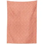 Abakuhaus Paastafelkleed – satijnen tafellaken 140x170 cm – Siena en Wit, wasbaar
