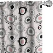 Abakuhaus Geometrische Doodles – Gordijnen 2x75x175 cm – Microvezel