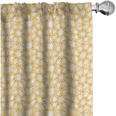 Abakuhaus Geometrische Gordijnen – 2x75x245 cm – Mikrofaser – Halverduisterend