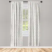 Abakuhaus Anker gordijnen – 2-delige set 75x245 cm – Wit-Blauw-Rood