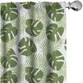 Abakuhaus gordijnen – 2x75x175 cm – microvezel – groen lichtgroen