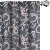 Abakuhaus – Botanische Gordijnen – 2x75x225 cm, Microvezel, Meerkleurig