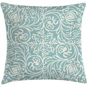 Abakuhaus Kussenhoes – Gebloemd 50x50 cm – Tweezijdig – Blauw/Beige