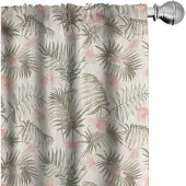 Abakuhaus Palme Voorhangen – 2x75x245 cm – Microvezel – Semi-donkerend
